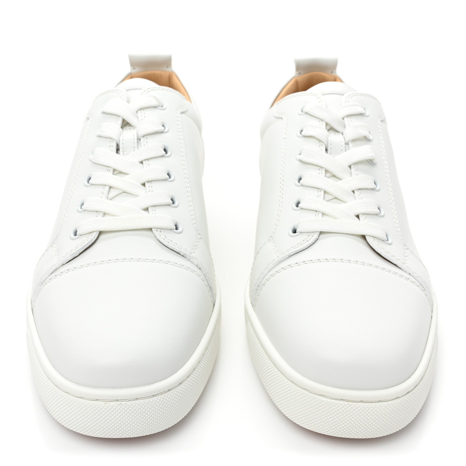 Christian Louboutin Calfskin Mens Louis Junior Flat Sneakers 44.5 White 2 of 10