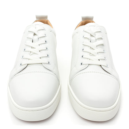 Christian Louboutin Calfskin Mens Louis Junior Flat Sneakers 44.5 White 2 of 10