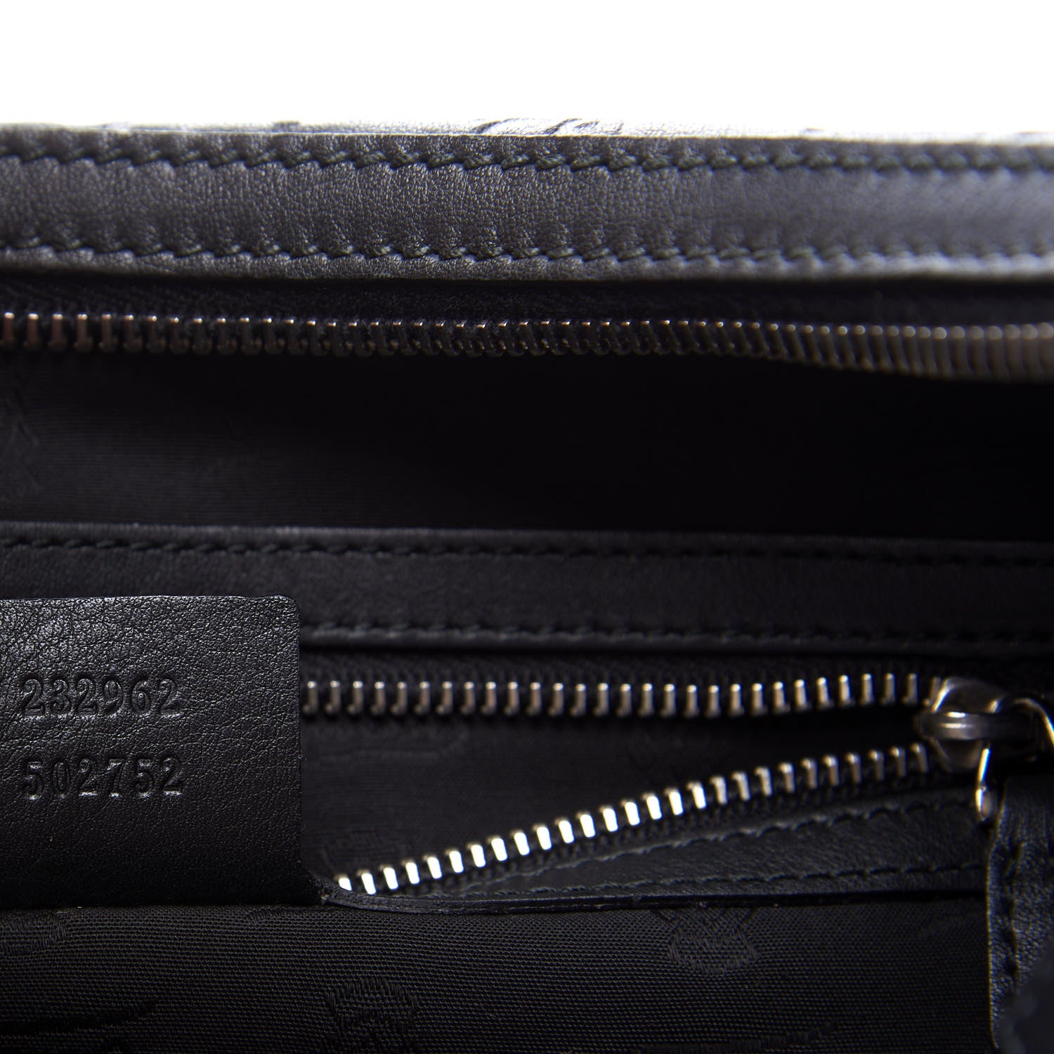 Gucci Guccissima Medium GG Twins Hobo Black 8 of 10