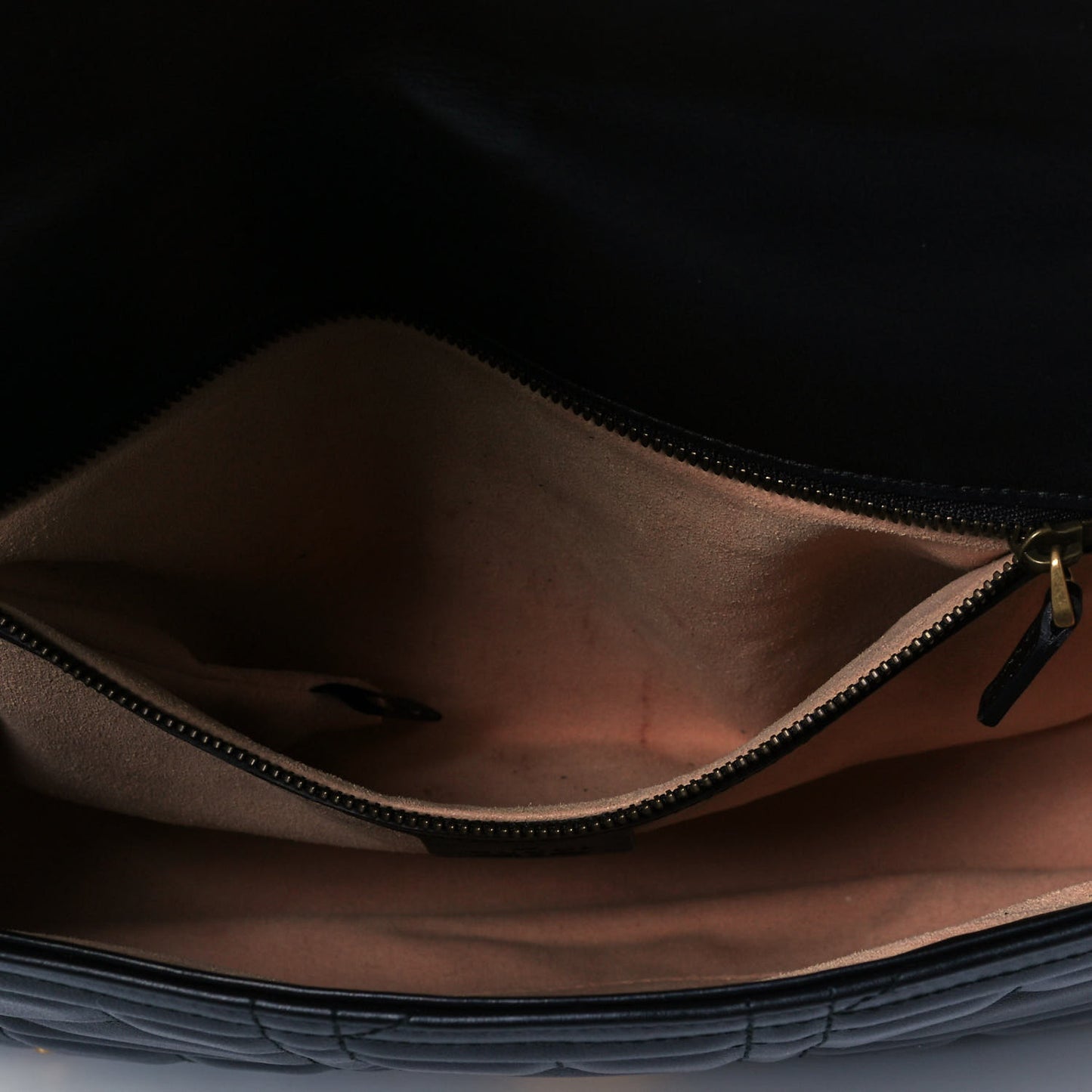 Calfskin Matelasse Studded Medium GG Marmont Shoulder Bag Black