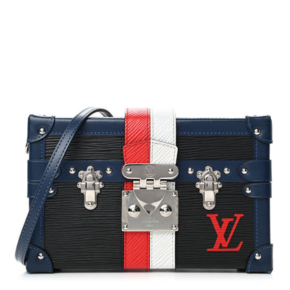 Louis Vuitton Epi Petite Malle Black Indigo 1 of 4