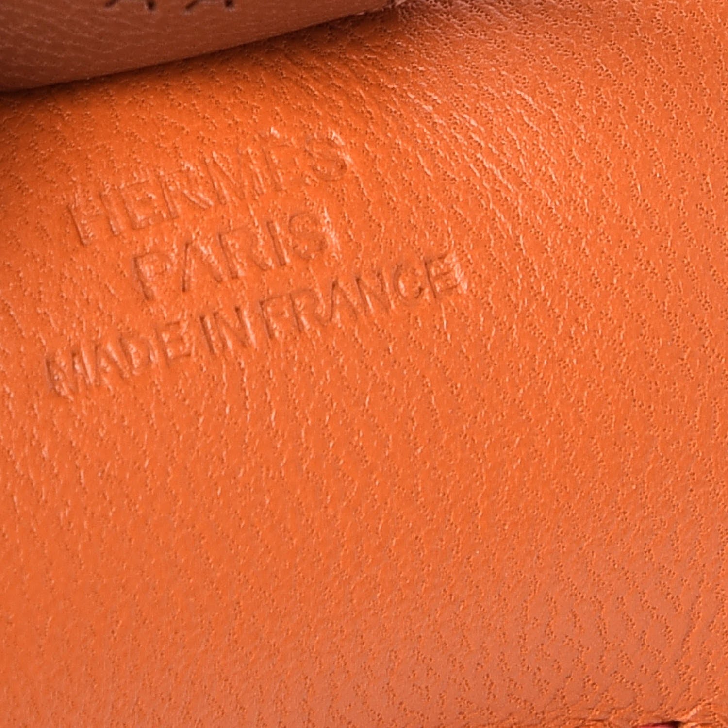 Hermes Milo Lambskin Grigri Rodeo Horse Bag Charm PM Orange Bougainvillea Gold Flamingo 4 of 5