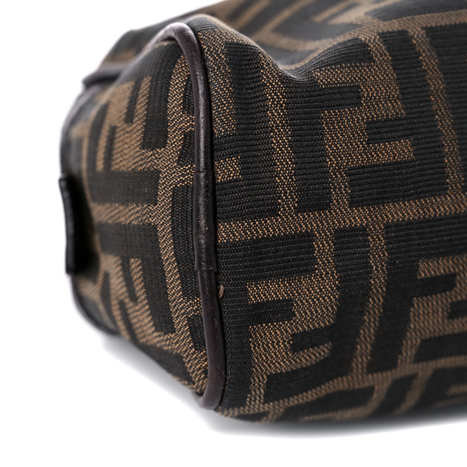 Fendi Zucca Buckle Tote Tobacco 14 of 27