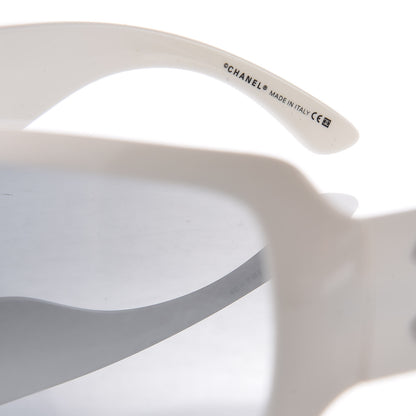 Chanel CC Sunglasses 6018 White 6 of 8