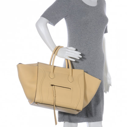 Celine Smooth Calfskin Leather Small Phantom Luggage Butter 2 of 8