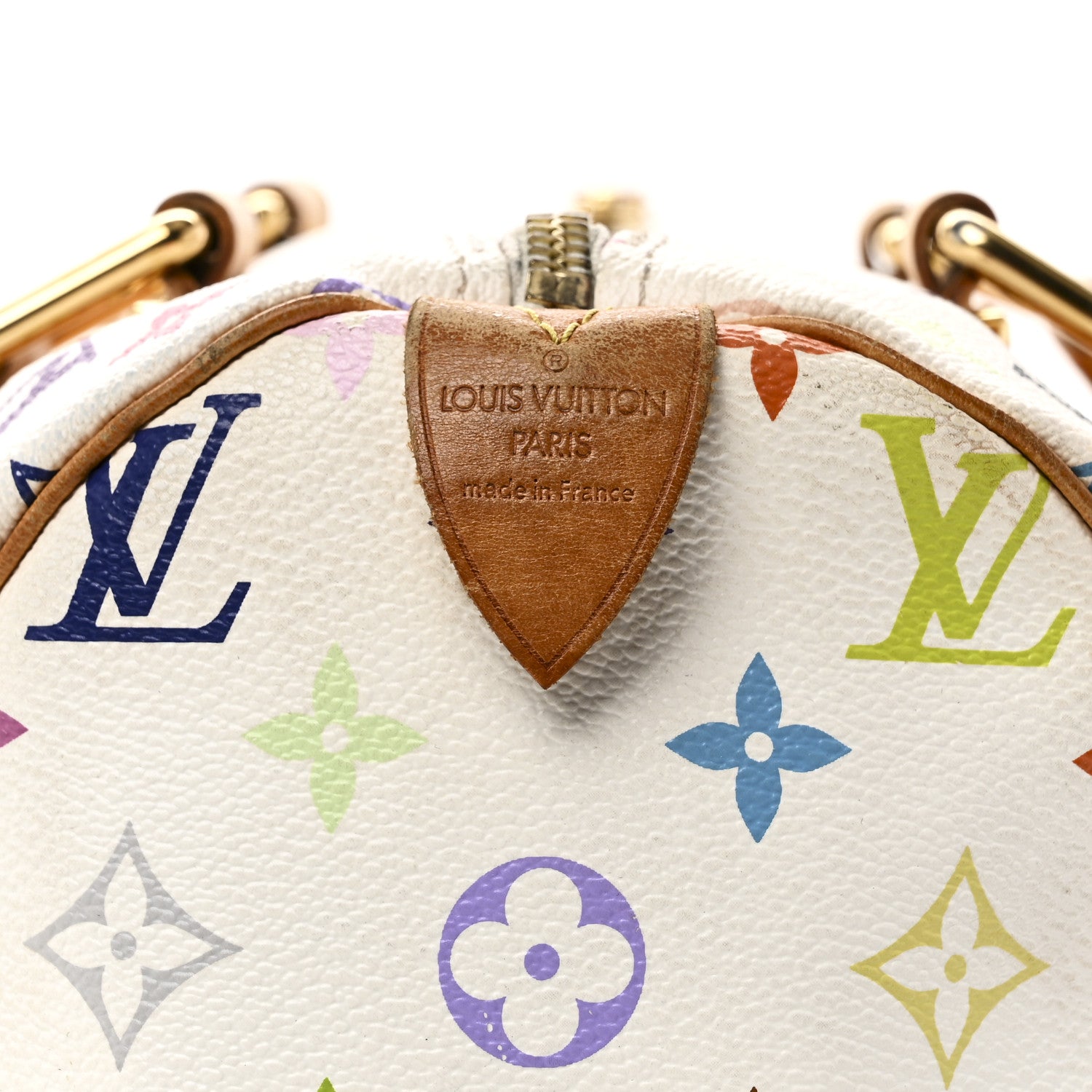 Louis Vuitton Monogram Multicolor Speedy 30 White 6 of 9