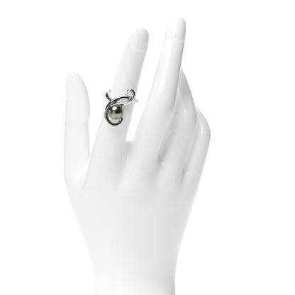 Mikimoto 18K White Gold Diamond Black South Sea Pearl 8.5mm Ring 49 5 2 of 4