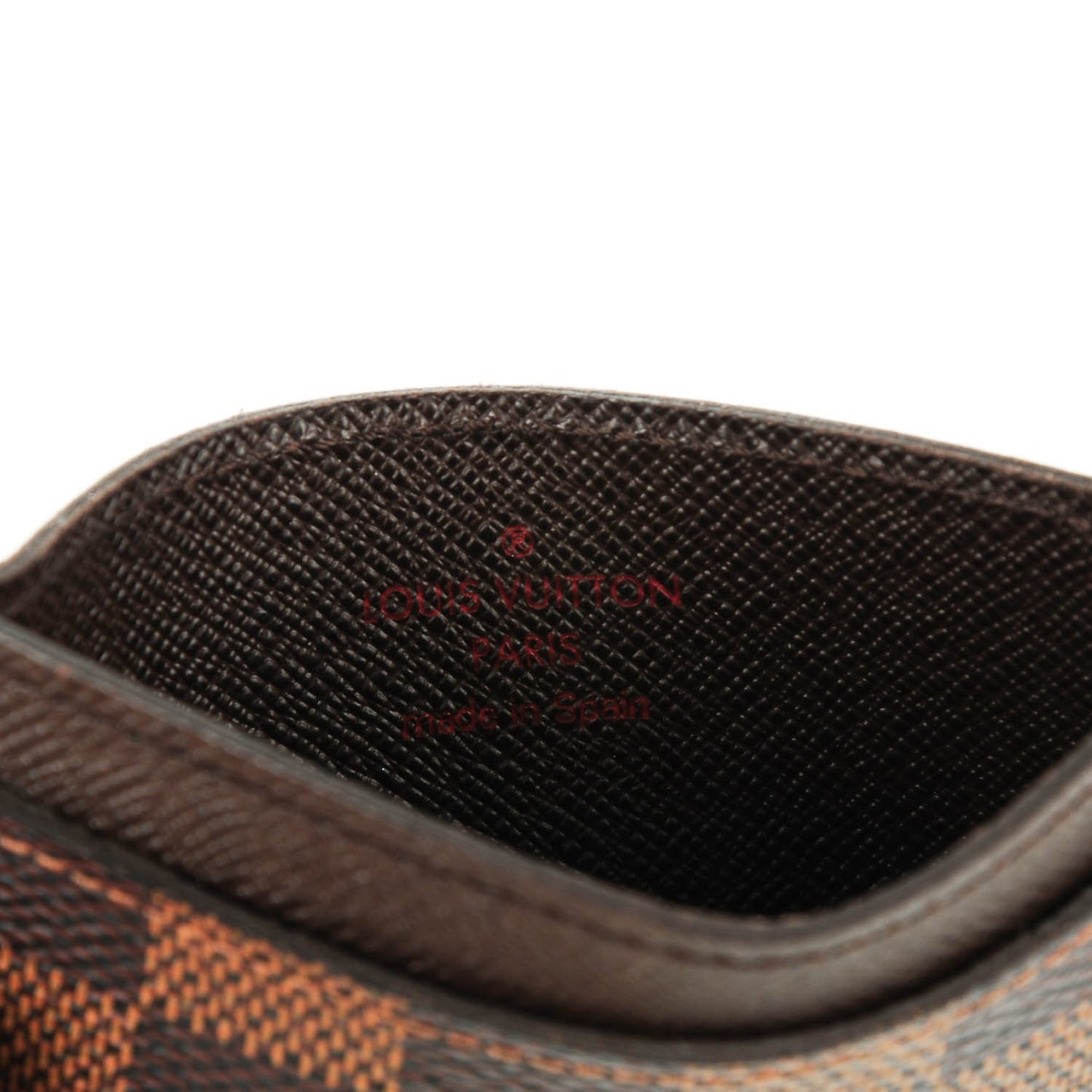 Damier Ebene Card Holder