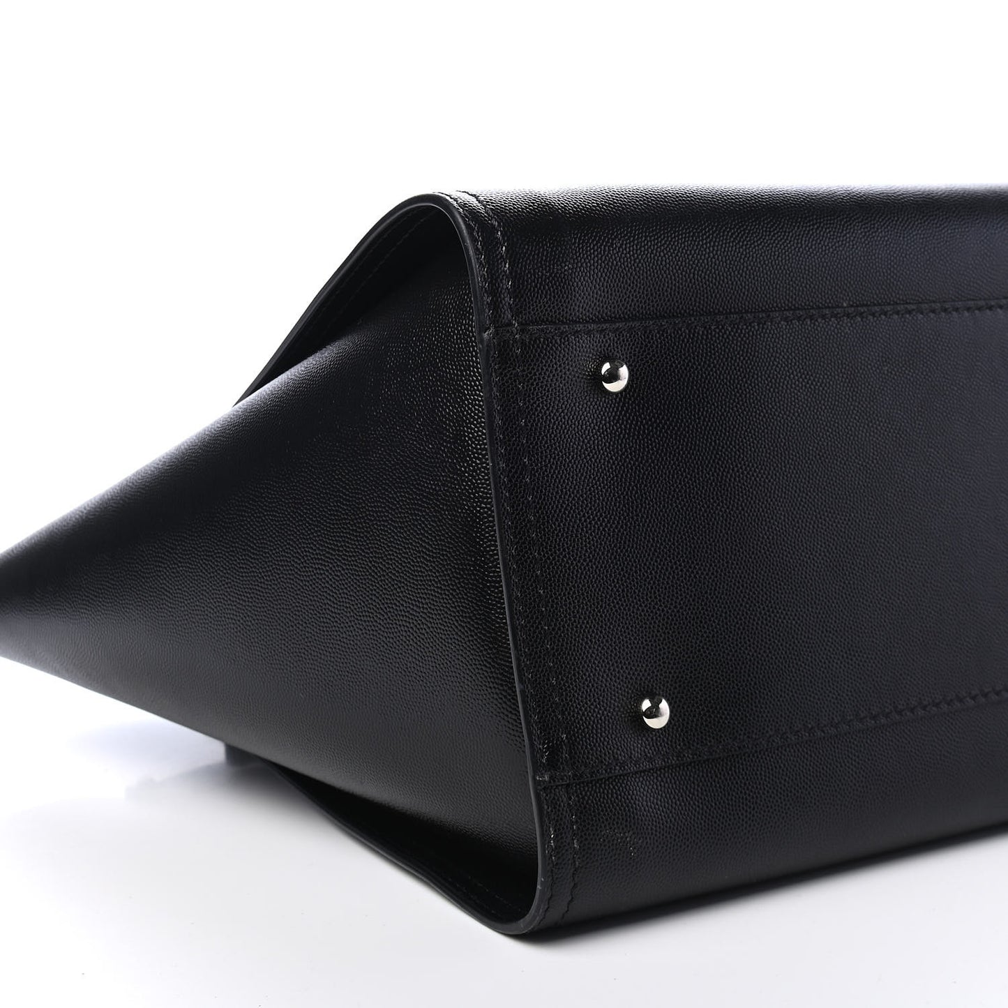 Caviar Medium Studded Deauville Tote Black