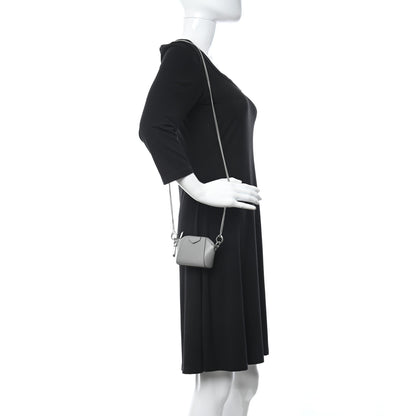 Givenchy Lambskin Baby Antigona with Chain Grey 2 of 10
