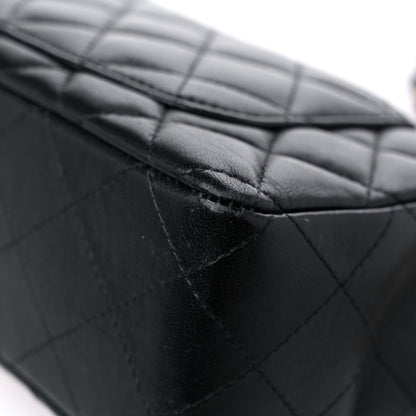 Chanel Lambskin Quilted Mini Rectangular Flap Black 11 of 12