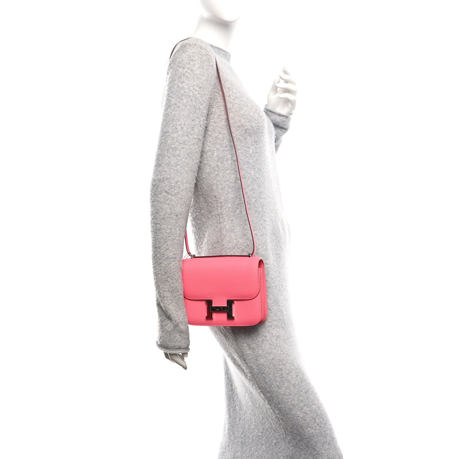 Hermes Epsom Constance 18 Rose Azalee 2 of 11