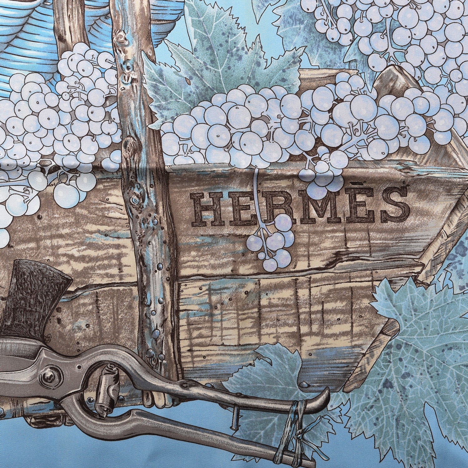 Hermes Silk Vendanges Scarf 90 3 of 7