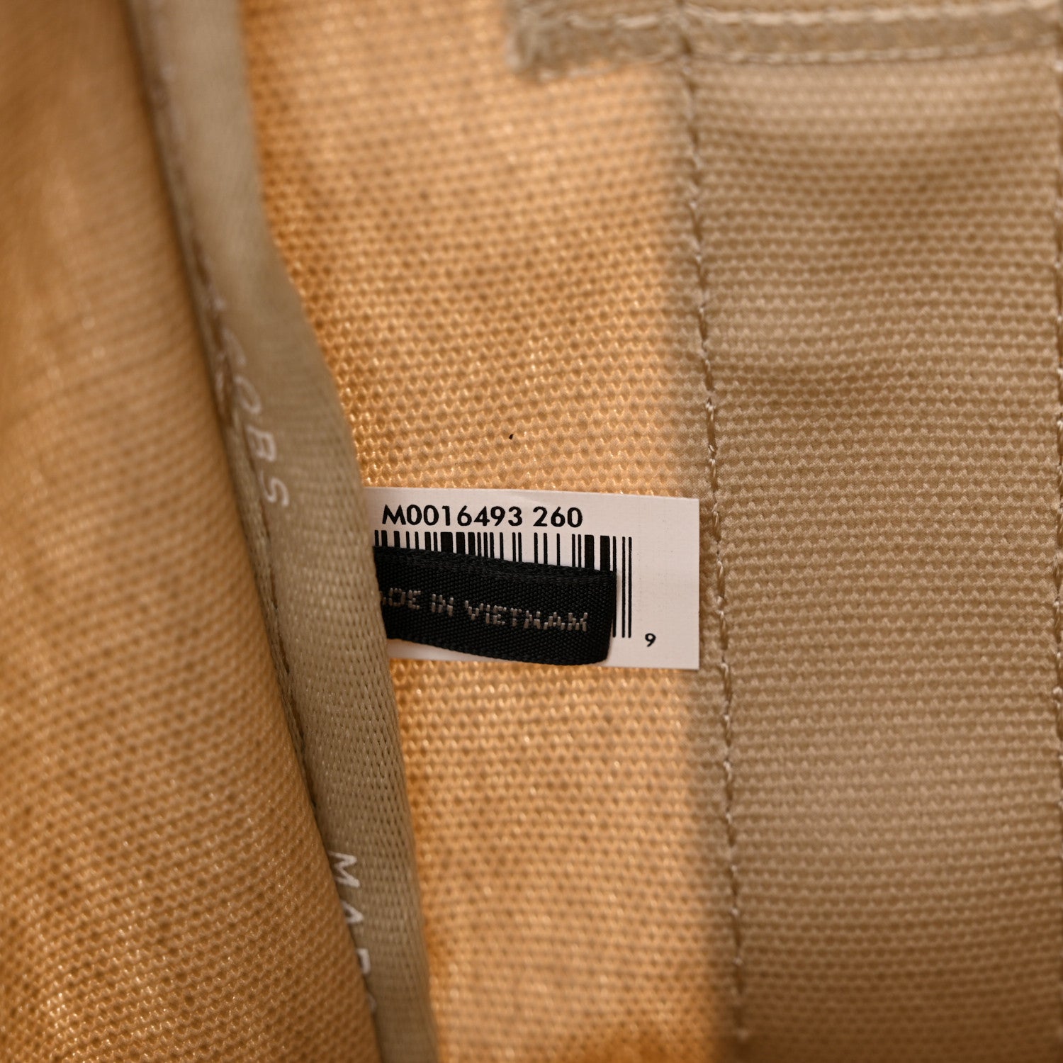 Marc Jacobs Cotton Canvas Colorblock Small The Traveler Tote Bag Beige Multicolor 6 of 10