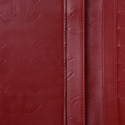 Chanel Calfskin Quilted Cambon Long Double Wallet Red 15 of 16
