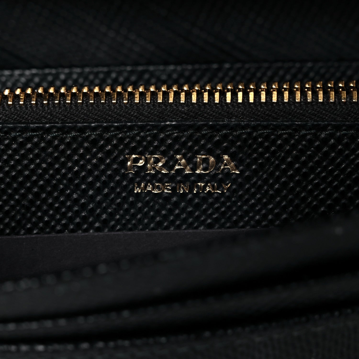 Prada Saffiano Metal Continental Flap Wallet Black 16 of 19