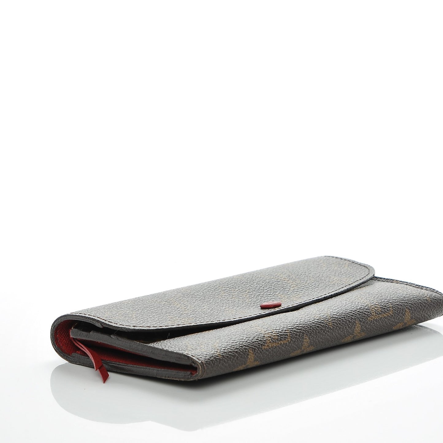 Monogram Emilie Wallet Red