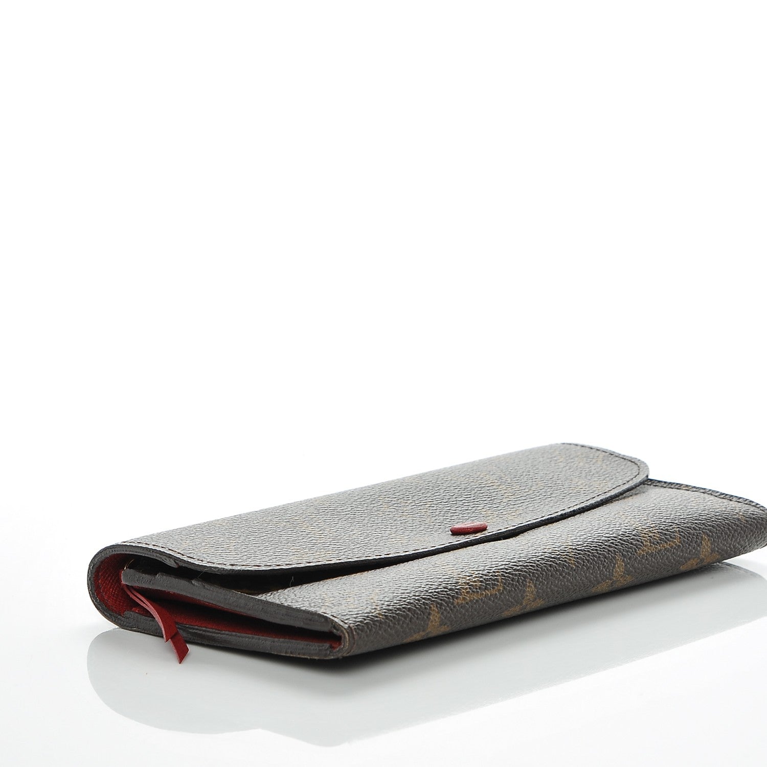 Louis Vuitton Monogram Emilie Wallet Red 4 of 6