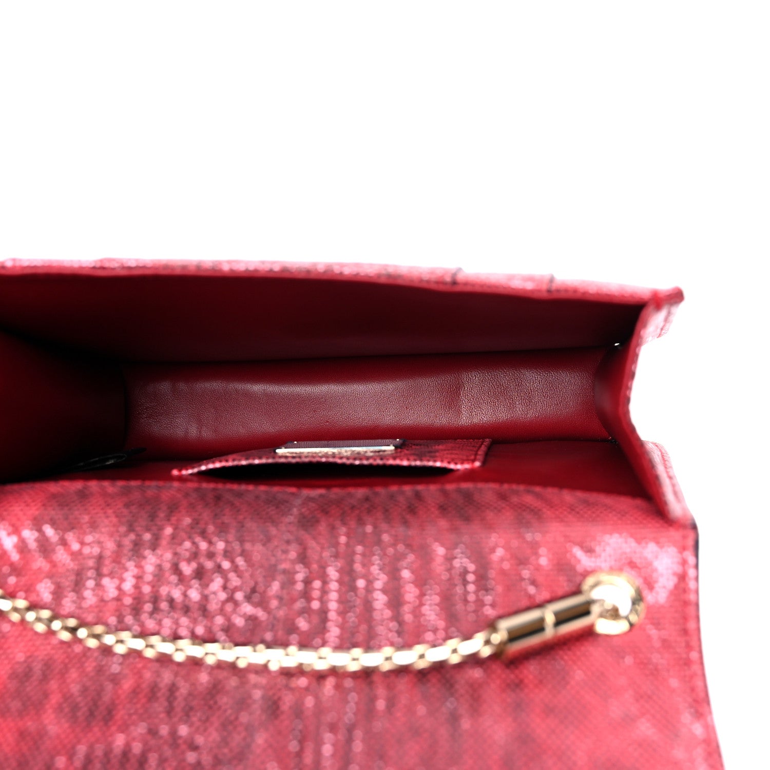 Bulgari Karung Serpenti Forever Crossbody Red 6 of 11