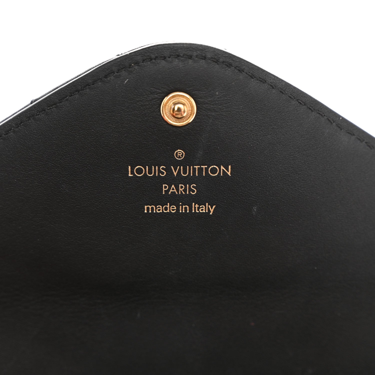 Louis Vuitton Calfskin Love Lock New Wave Long Wallet Black 6 of 10