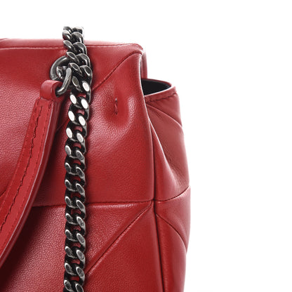 Saint Laurent Lambskin Patchwork Monogram Small Jamie Red 8 of 12