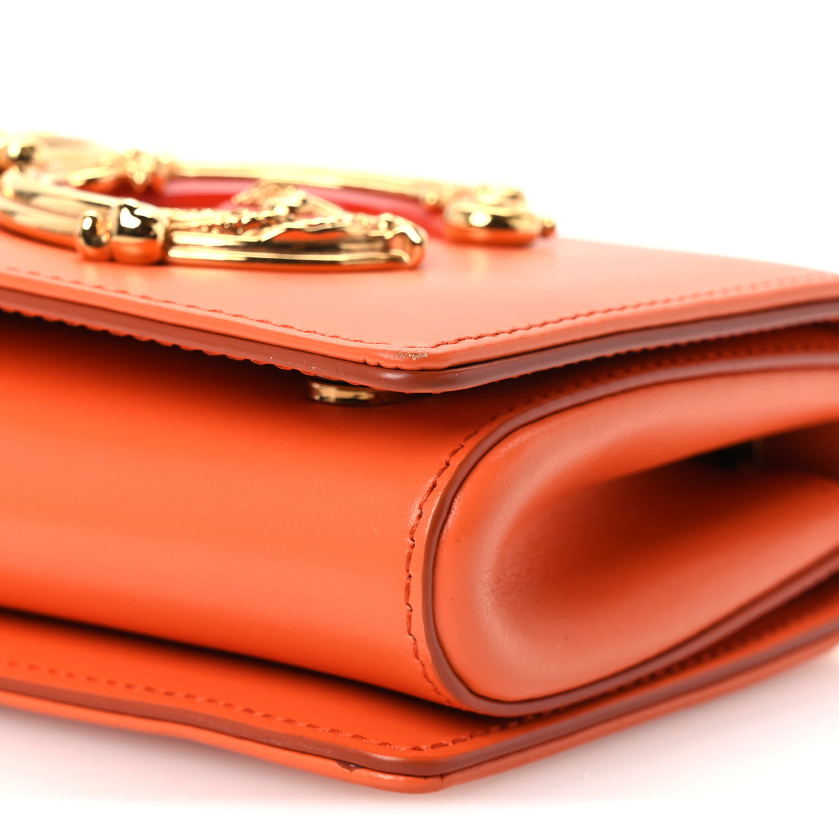 Dolce & Gabbana Nappa DG Girls Shoulder Bag Orange 9 of 9