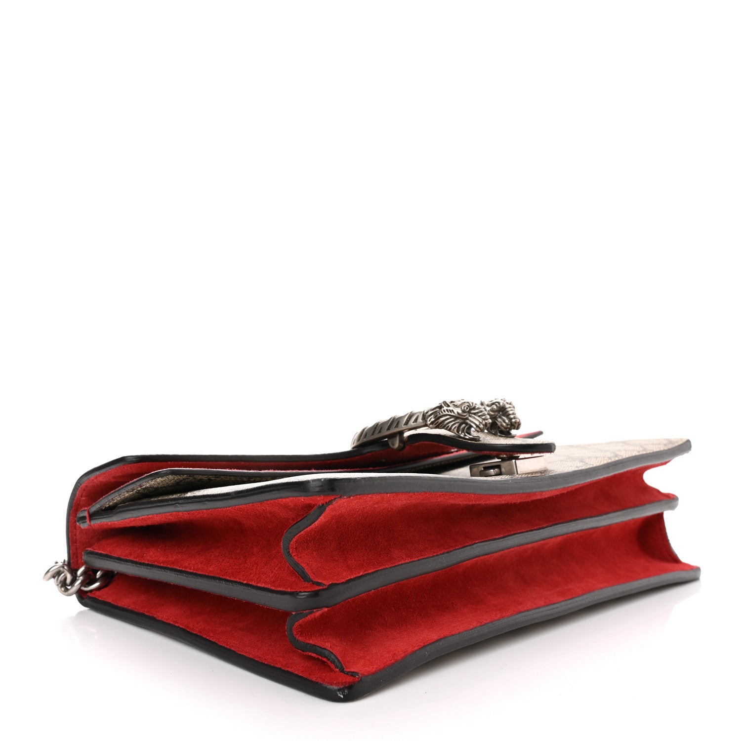 Gucci GG Supreme Monogram Small Dionysus Shoulder Bag Red 4 of 11