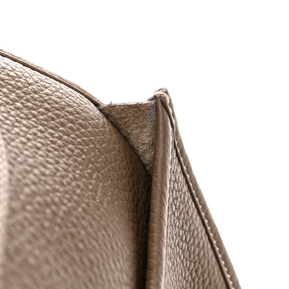 Hermes Taurillon Clemence Evelyne III PM Etoupe 11 of 14