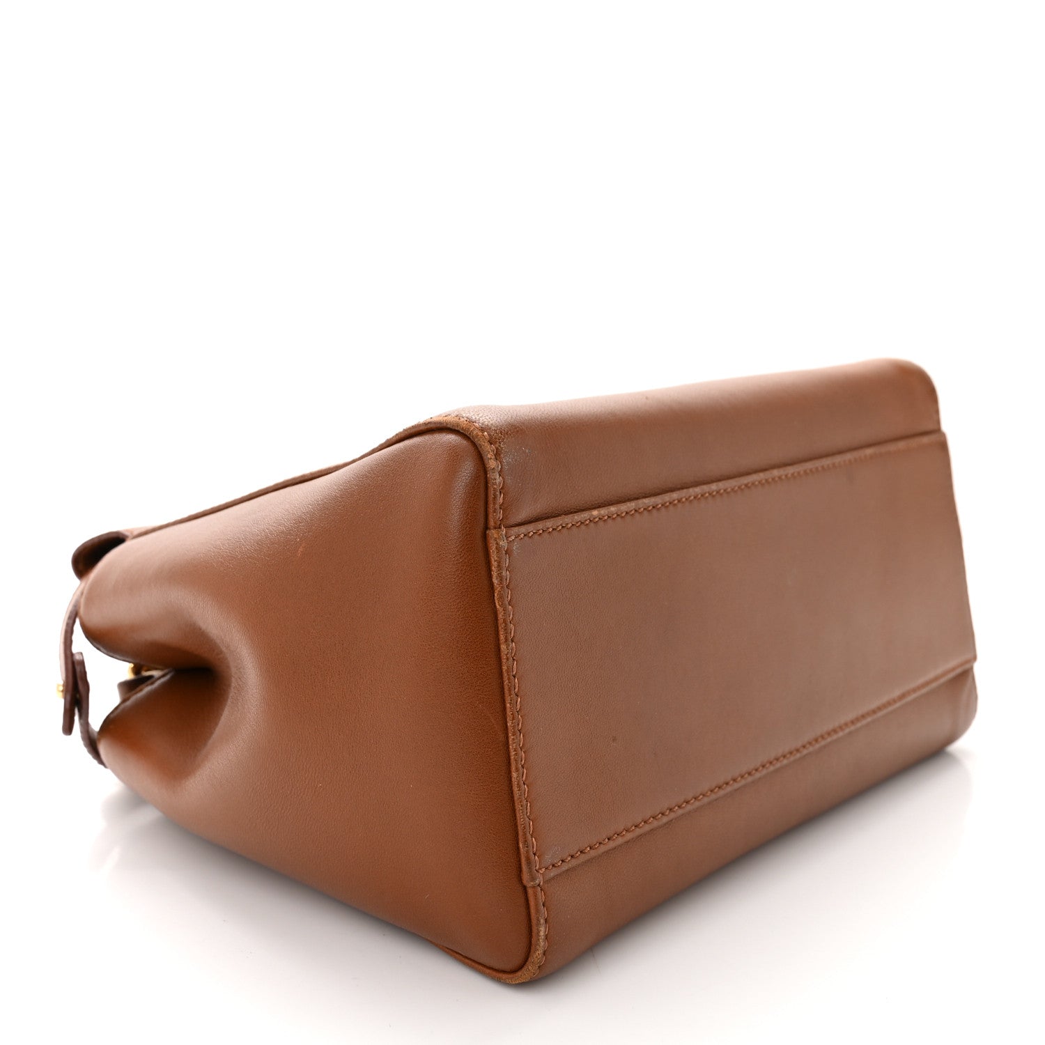 Fendi Nappa Mini Peekaboo Iconic Satchel Corteccia 4 of 15