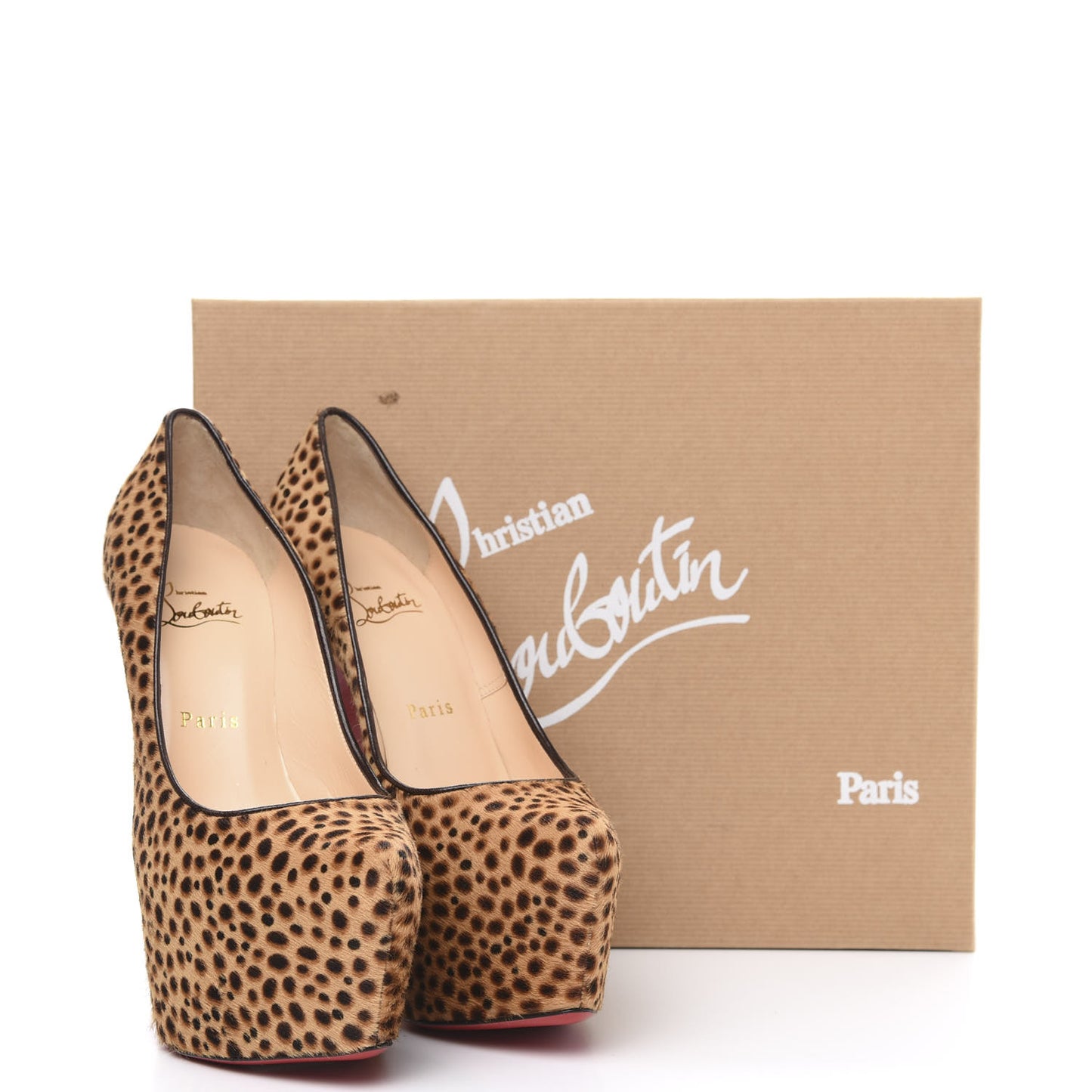 Calf Hair Cheetah Print Daffodile 160 Pumps 38 Sahara
