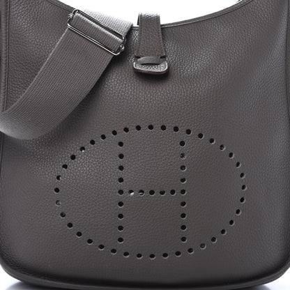 Hermes Taurillon Clemence Evelyne III PM Etain 13 of 13