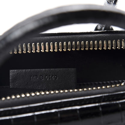Givenchy Calfskin Crocodile Embossed Small Antigona Black 9 of 10