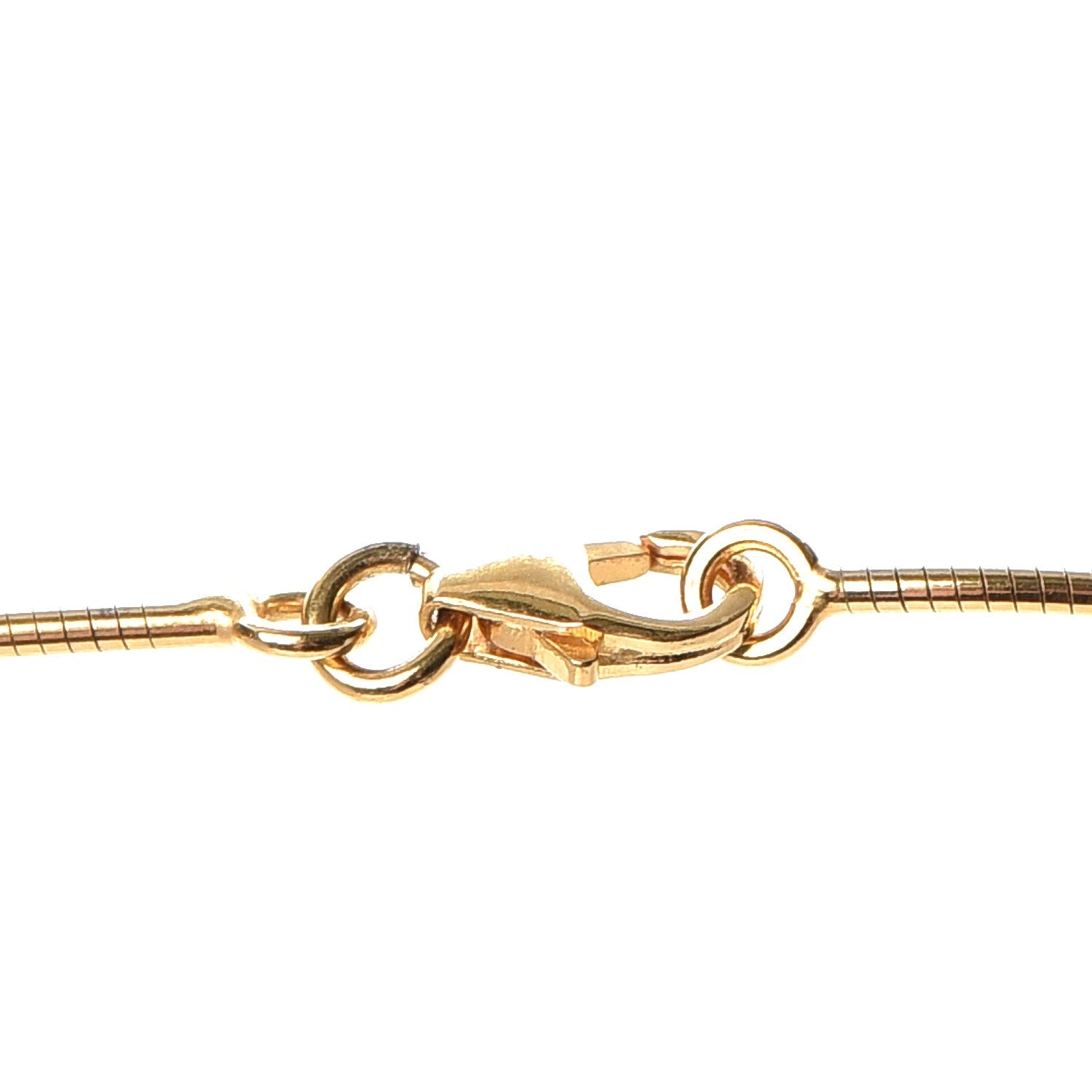Hermes Lacquered Gold Pop H Pendant Necklace Orange 5 of 7