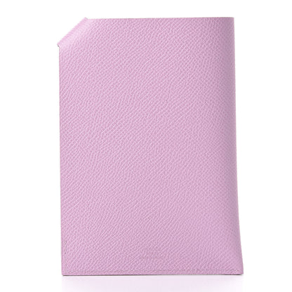 Hermes Epsom Tarmac PM Passport Holder Mauve Sylvestre 2 of 9