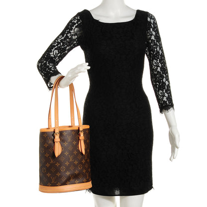 Louis Vuitton Monogram Petit Bucket 23 2 of 7