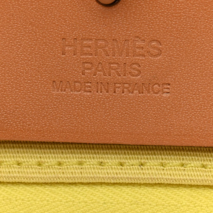 Hermes Toile Vache Hunter Herbag Zip 31 PM Soufre 7 of 13