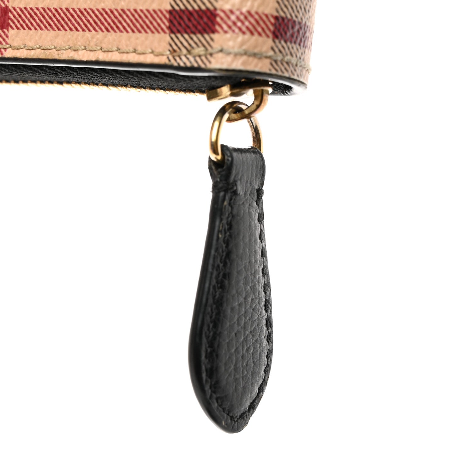 Burberry Haymarket Check Zip Around Wallet 10 of 11