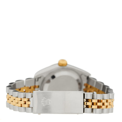 Rolex Stainless Steel 18K Yellow Gold Diamond 26mm Oyster Perpetual Datejust Watch Champagne Jubilee 69173 3 of 5