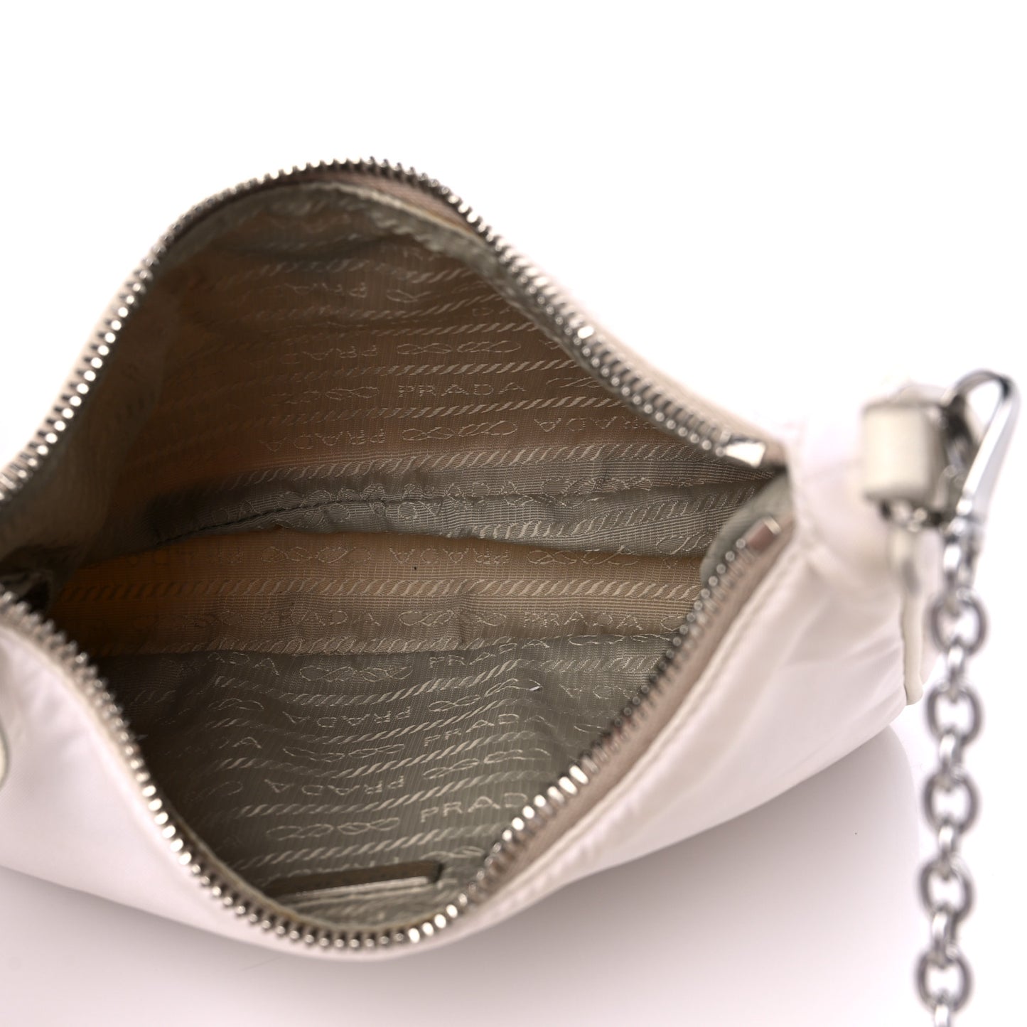 Nylon Re-Edition 2005 Shoulder Bag White