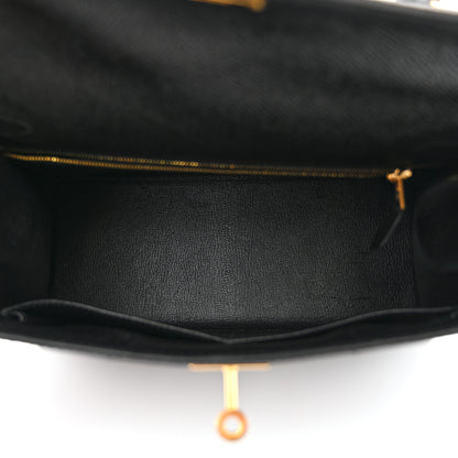 Hermes Epsom Kelly Sellier 28 Black 5 of 15
