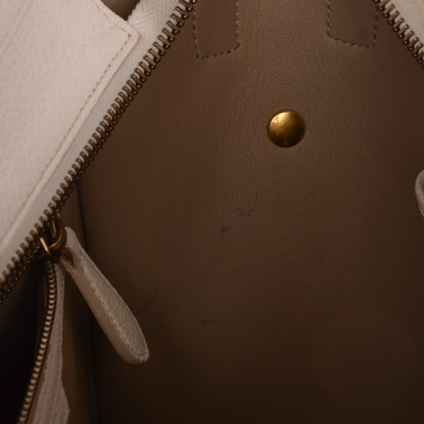Goatskin Micro Luggage White