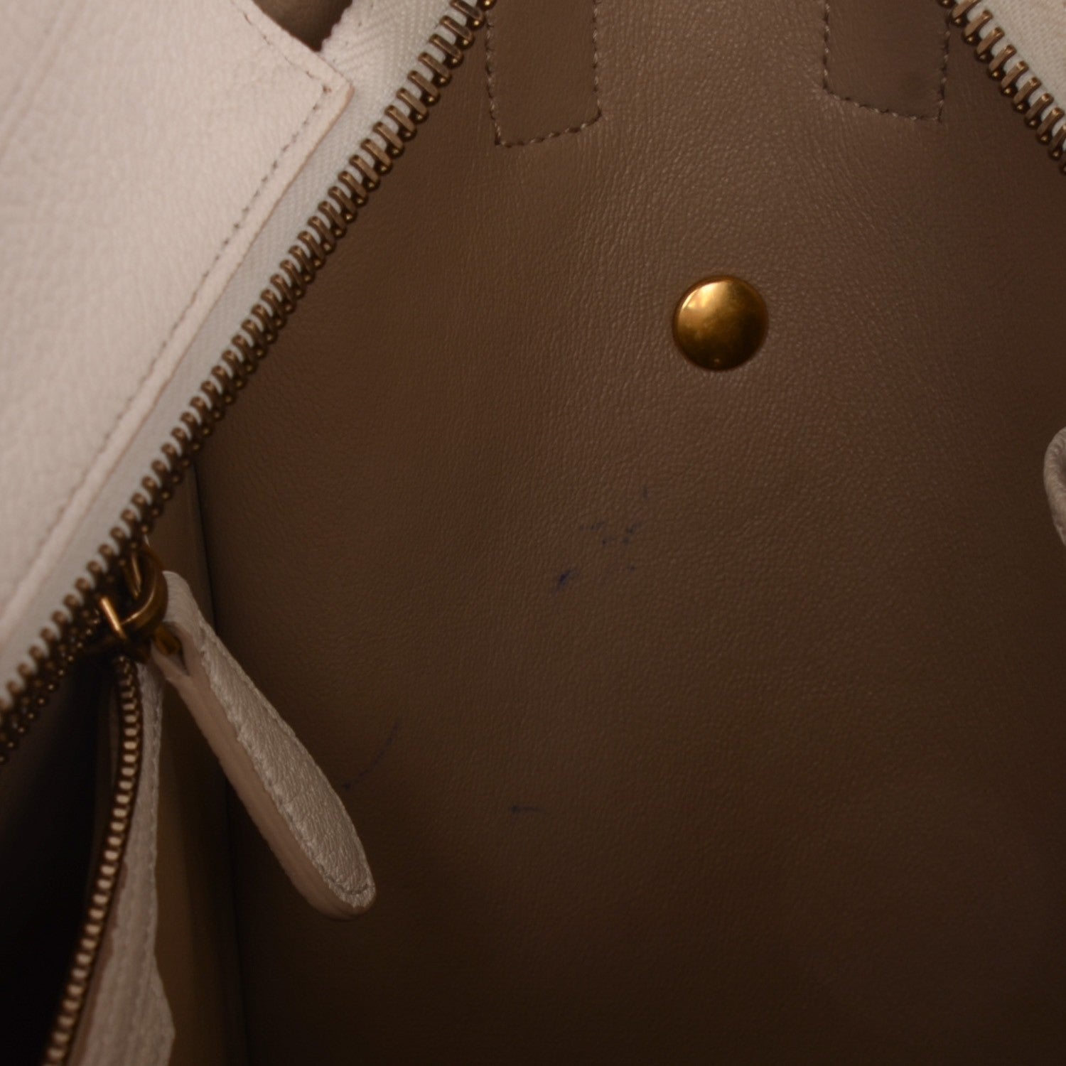 Celine Goatskin Micro Luggage White 10 of 15