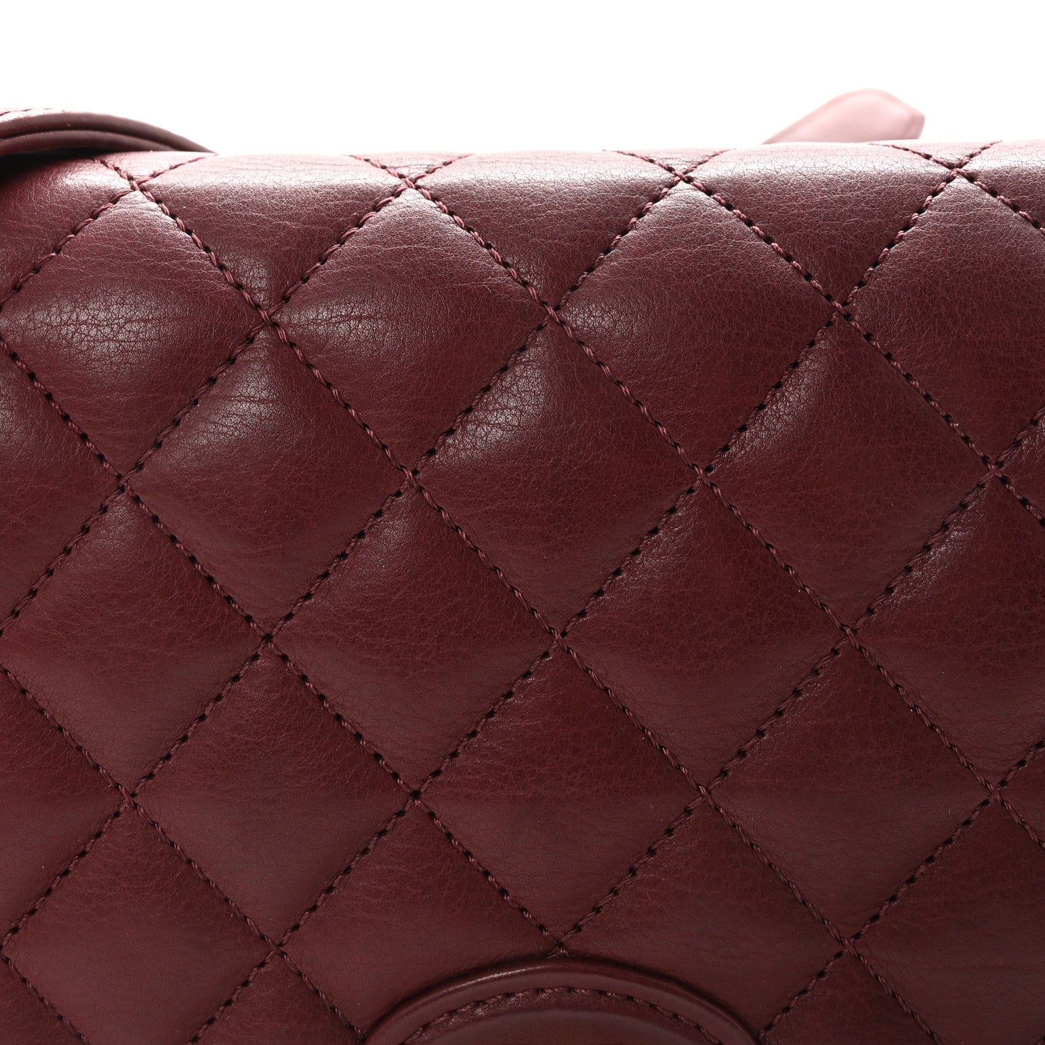 Chanel Calfskin Quilted Small Flap Bag Burgundy 8 of 10