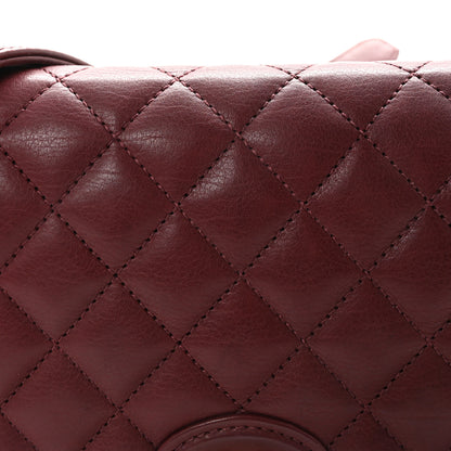 Chanel Calfskin Quilted Small Flap Bag Burgundy 8 of 10