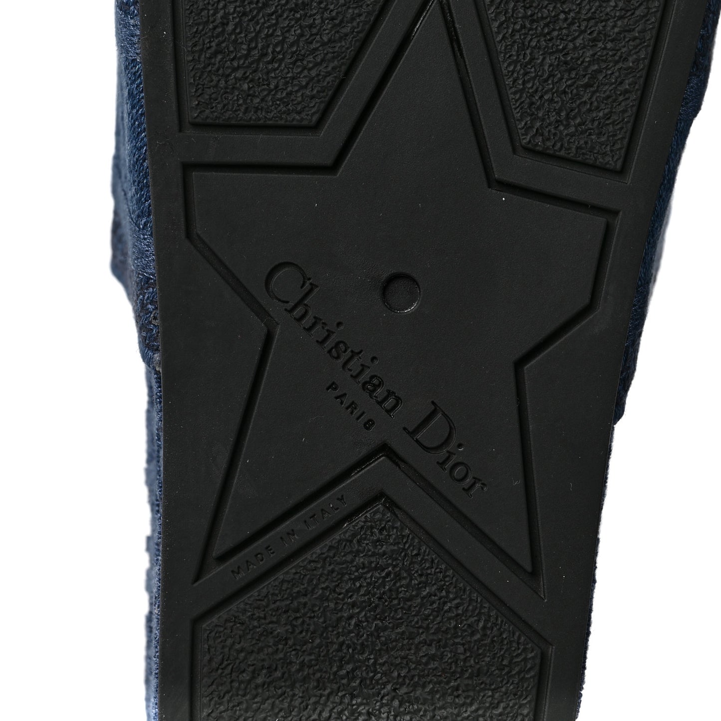 Oblique Denim D-Way Platform Sandal 42 Blue