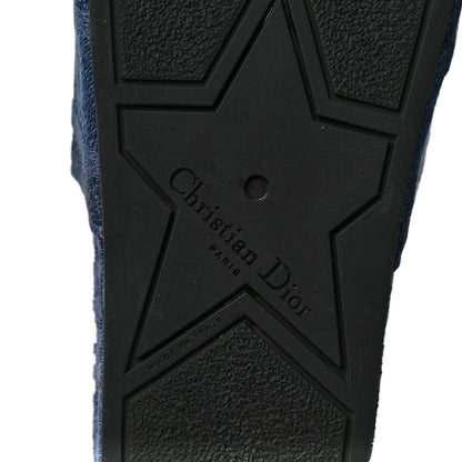 Christian Dior Oblique Denim D-Way Platform Sandal 42 Blue 6 of 10