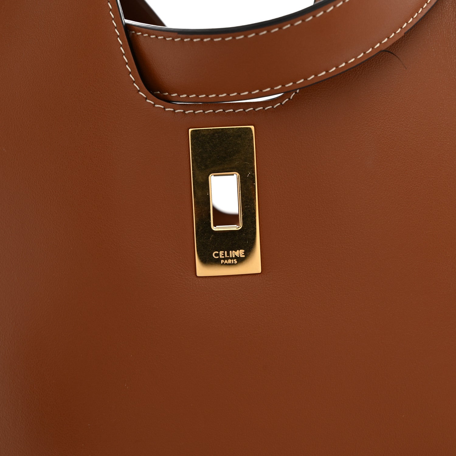 Celine Smooth Calfskin Cabas 16 Bag Tan 11 of 14