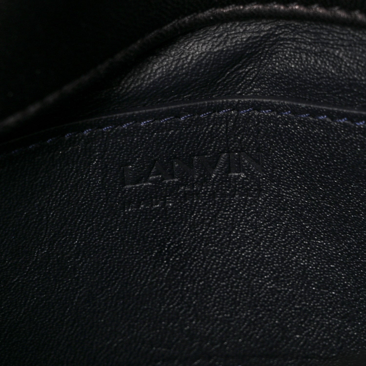 Lanvin Lambskin Quilted Mini Happy Pop Crossbody Black 5 of 8