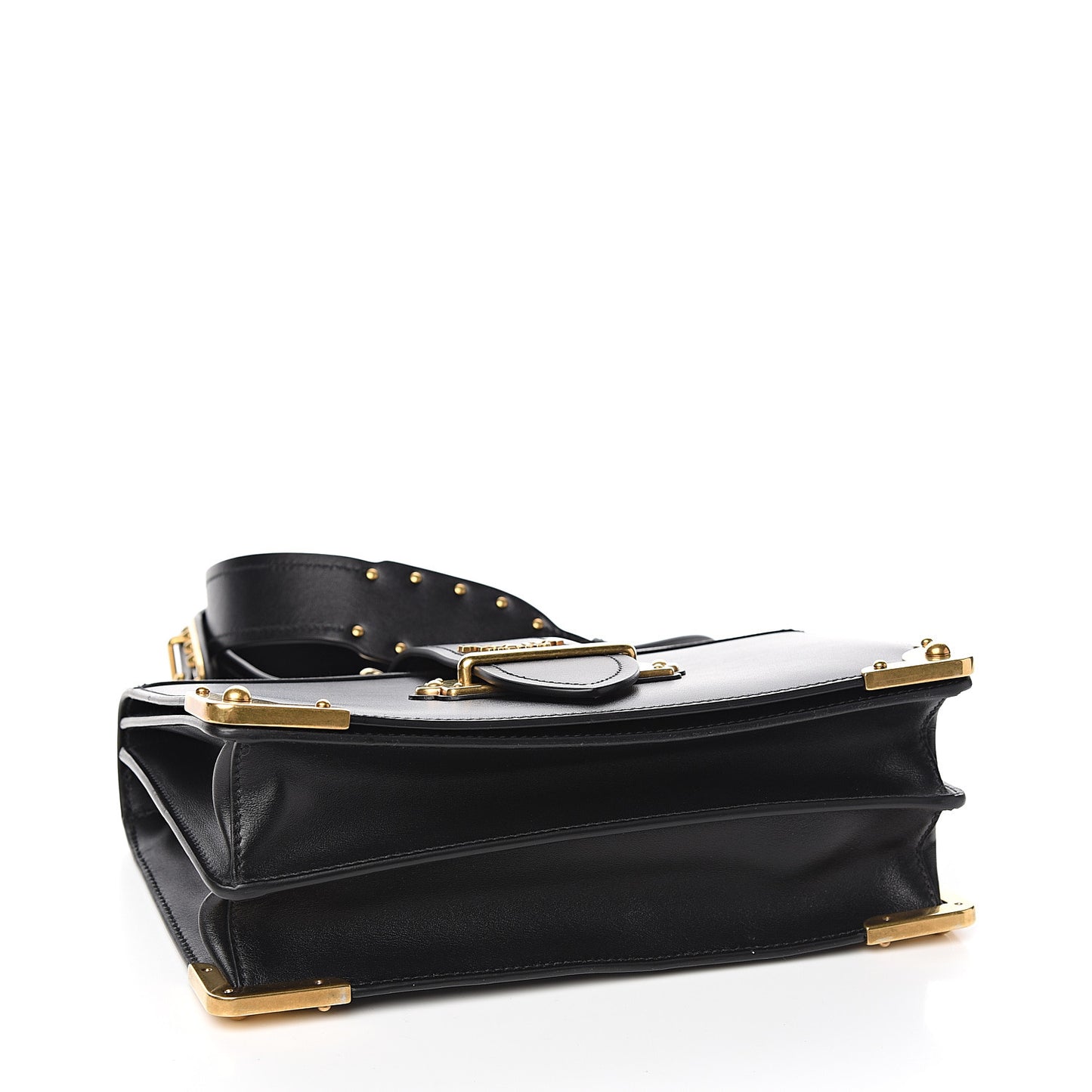 City Calf Saffiano Large Cahier Bag Black