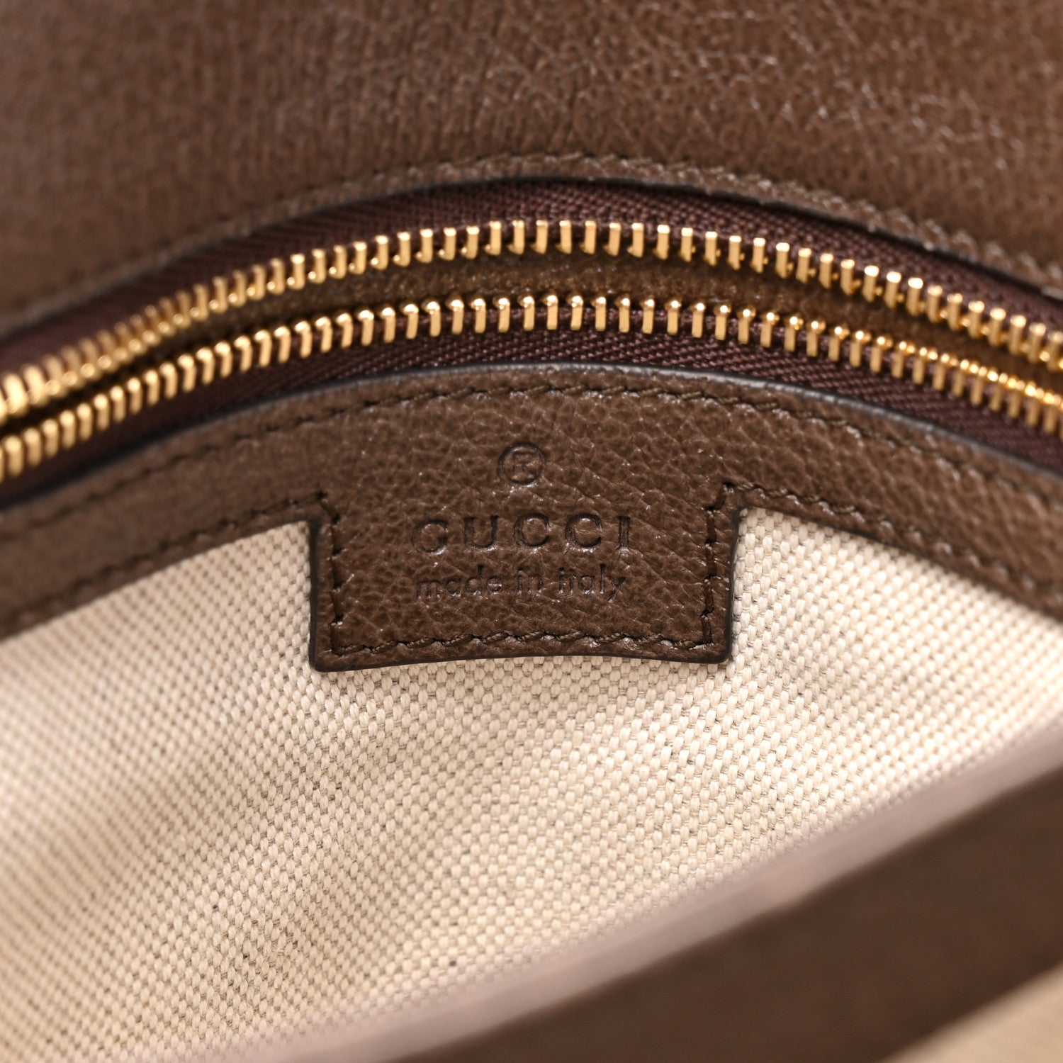 Gucci GG Supreme Monogram Textured Dollar Calfskin Web Medium Blondie Top Handle Shoulder Flap Bag Beige Ebony New Acero 7 of 13